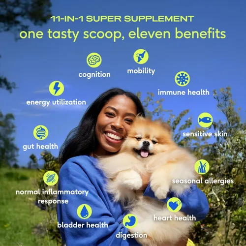 Miniatura 3 de Native Pet Caldo de hueso de res en polvo para perros (48 porciones) y el multivitamínico diario para perros (30 cucharadas) – Multivitamínico