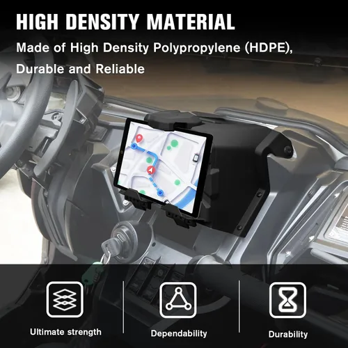 Miniatura 3 de Soportes para dispositivos eléctricos con caja de almacenamiento, bandeja organizadora para Honda Talon 1000 2019-2023, soporte de montaje para iPad