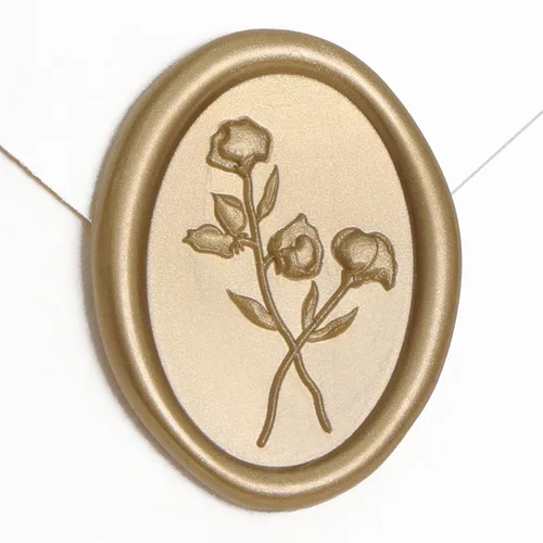 Miniatura 11 de UNIQOOO Adhesivos de sello de cera – (3 diseños en 1 unidad) para invitación de boda, 60 calcomanías autoadhesivas, perfectas para invitación