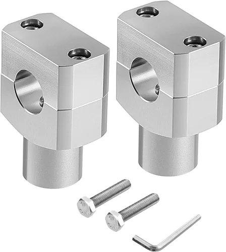 Miniatura 9 de KEMIMOTO Elevadores de manillar de motocicleta de 1 pulgada, elevadores de motocicleta de aleación de aluminio, altura de elevación de 1.5 pulgadas