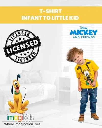 Miniatura 2 de Disney Mickey Mouse Donald Duck Pluto Goofy - Camiseta de bebé a niño grande