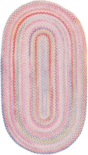 Miniatura 12 de Capel Rugs Baby's Breath - Alfombra ovalada trenzada (2 x 3 pulgadas), color natural