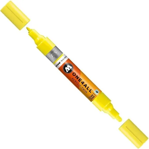 Miniatura 41 de Molotow ONE4ALL - Marcador acrílico de doble bomba, puntas de 0.059 in y 0.157 in, luz Amazonas, 1 cada uno (227.423)