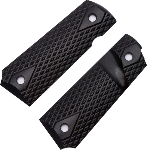 Miniatura 3 de Guuun agarres G10 para 1911 de tamaño completo, textura de orificio grande con corte de diamante, apto para la mayoría de las pistolas Government