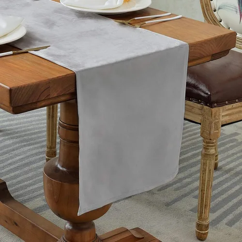 Miniatura 8 de BALCONY & FALCON Camino de mesa con borlas, lavable a máquina, caminos de mesa decorativos de lujo para el hogar para comedor, fiestas, banquetes