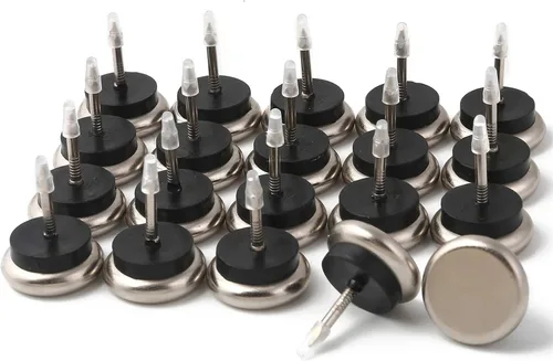 Miniatura 8 de Dia Nail On Furniture Glides para sillas, mesas, uñas acolchadas con base de níquel para muebles, lo que permite que las sillas se deslicen sin