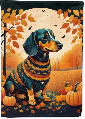 Miniatura 62 de Caroline's Treasures DAC1001GF Affenpinscher - Bandera decorativa para jardín de otoño, decoración para patio exterior, patio, parterres