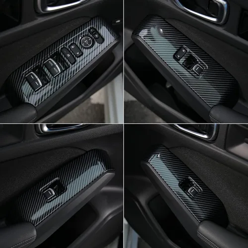 Miniatura 3 de CKE 4 piezas compatibles con Honda Civic 2026 2025 2024 2023 2022 Accesorios para reposabrazos de puerta de automóvil, ventana de automóvil, panel