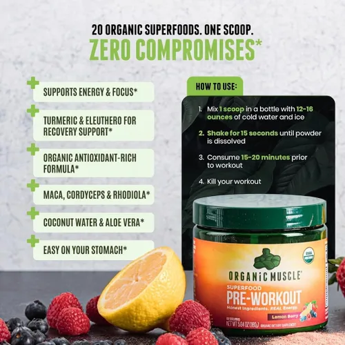 Miniatura 2 de Organic Preworkout 5,64 oz, No Model, 1