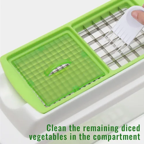 Miniatura 4 de Yuanchu 5 piezas de herramientas de limpieza para picador de verduras, tenedor, ensalada de cebolla, peine limpiador de verduras para la mayoría