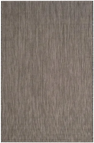 Miniatura 87 de SAFAVIEH Alfombra Lavable para Exteriores Colección Courtyard - Pasillo de 2'3" x 6'7", Azul Marino y Gris, No Desprende Pelusa y Fácil Limpieza