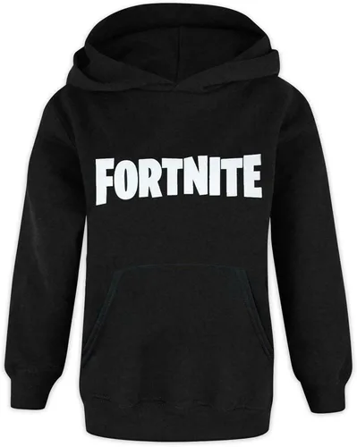 Miniatura 2 de FORTNITE Sudadera con capucha para niños y niños, manga larga, color negro