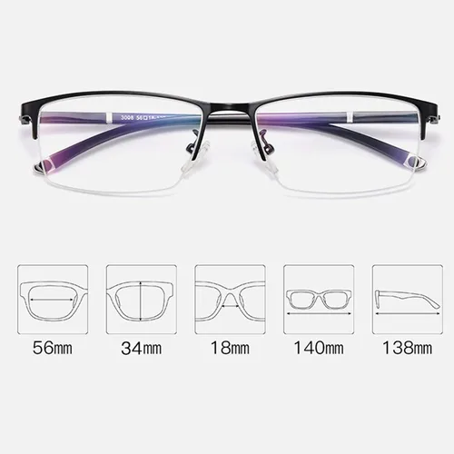Miniatura 7 de Gafas de lectura de transición de metal para hombre, lentes fotocrómicas ultraligeras para presbicia, lupa Gary