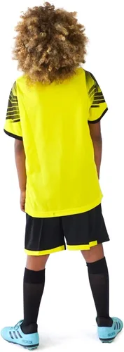 Miniatura 6 de PAIRFORMANCE Camisetas de fútbol para niños, uniforme de entrenamiento de equipo deportivo de 5 a 15 años, conjunto de camisetas y pantalones cortos
