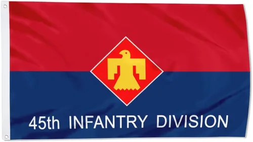 Miniatura 5 de Fyon Bandera militar de la 34ª división de infantería del ejército de 3 x 5 pies con 2 ojales de latón