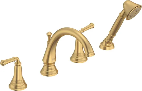 Miniatura 10 de American Standard T052901.002 Delancey Grifo de bañera romana con ducha personal, cromo pulido