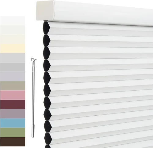 Miniatura 48 de Tonature Persianas Celulares de Tamaño Personalizado para Ventanas Cortinas Blackout sin Cordón Persianas Enrollables Protección UV Aislamiento