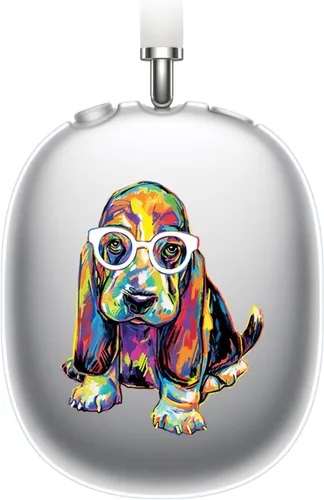 Head Case Designs Funda de gel suave con licencia oficial de PD Moreno Basset Hound Dogs compatible con Apple AirPods Max