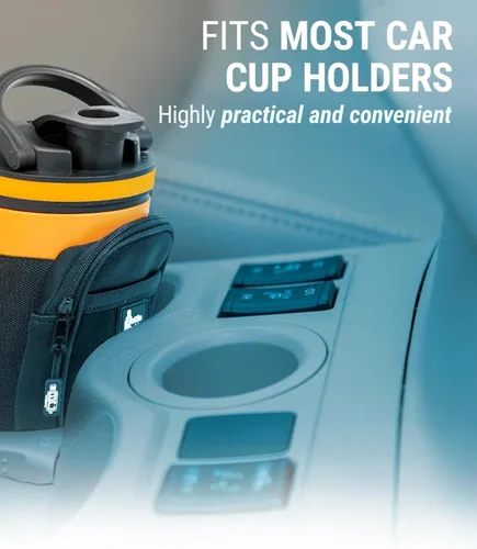 Miniatura 8 de Bottle Caddy™ - La bolsa original para botellas de agua con una cartera y soporte para teléfono, ideal para amantes del gimnasio, entusiastas