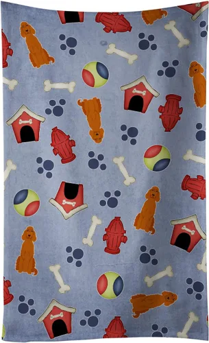 Miniatura 23 de Caroline's Treasures BB2654KTWL Dog House Collection Airedale - Toalla de cocina para invitados, toalla de baño decorativa para cara, té, paño