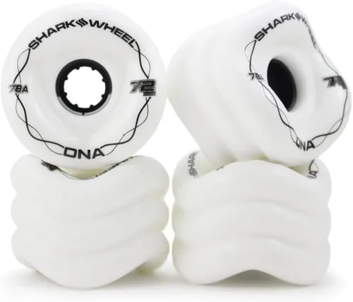 Miniatura 12 de Ruedas Shark Wheel de 72 mm para longboard de crucero, fórmula DNA, juego de 4 ruedas