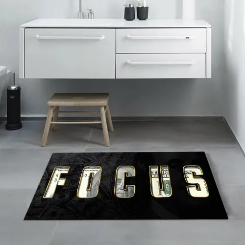 Miniatura 3 de GUBIYU Money Rug - Alfombra negra de 100 dólares con respaldo antideslizante, 23.6 x 35.4 pulgadas Blanco y negro 012