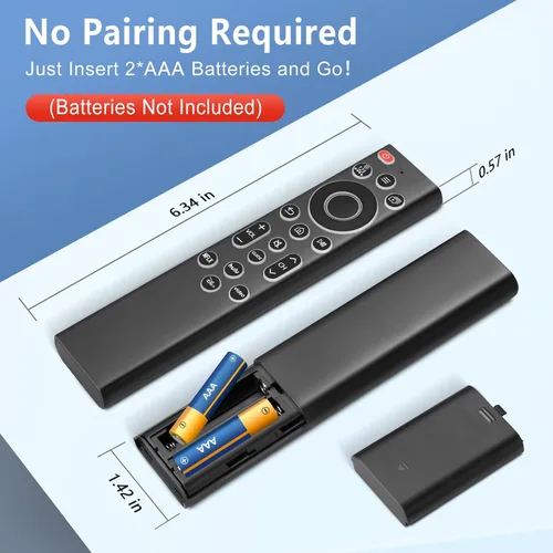 Miniatura 8 de Remoto de repuesto retroiluminado para Samsung Smart TV, compatible con Smart Frame y televisores curvados QLED
