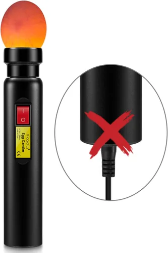 Miniatura 7 de Magicfly Probador de huevos recargable con luz LED fría brillante para monitorear el desarrollo de huevos, lámpara de candelabro LED