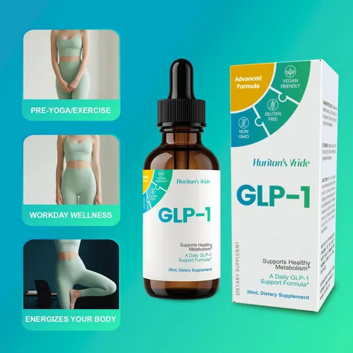 Miniatura 6 de Huritan's Vride GLP-1 Gotas para Mujeres y Hombres - Suplemento GLP-1 Prémium con Berberina, Canela y Bromelaína para el Bienestar Diario - Pack de 2