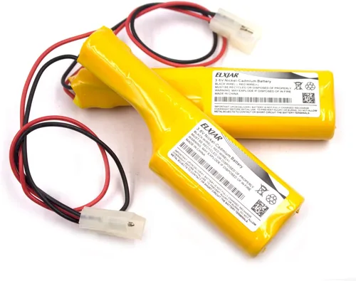 Miniatura 6 de Paquete de 2 baterías de repuesto para luces de salida/emergencia, compatible con Genlyte 52-0185, OSI OSA060AA, 420735-00, Genlyte 62-0185