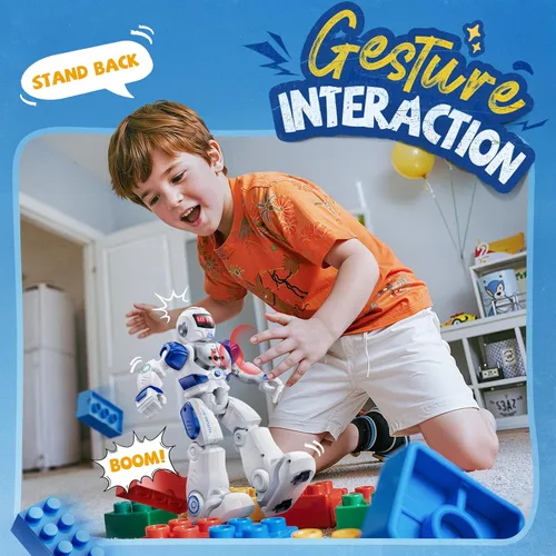 Miniatura 2 de Ruko 6088 Programmable Robot, Gesture Sensing Intelligent Remote Control Robot for Kids 3-6 Years, Christmas Birthday Gift