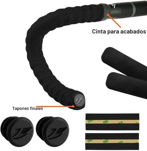 Miniatura 3 de Cintas de manillar para bicicleta de carretera BV EVA, cinta de barra de bicicleta, envoltura de manillar para ciclismo – 2 rollos