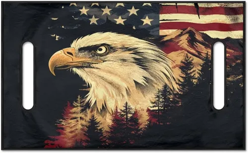 Miniatura 32 de Fundas de asiento de carrito de golf con diseño de hojas de ciervo y bandera estadounidense, funda de asiento reutilizable anticalor, protector
