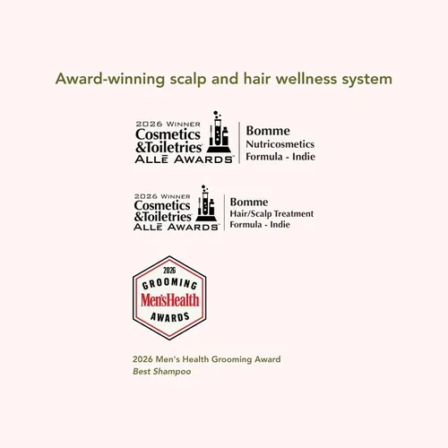 Miniatura 2 de BLH308 Suplemento para el crecimiento del cabello para mujeres y hombres – 60 tabletas – Complejo botánico clínicamente evaluado – Hoja de caqui, té