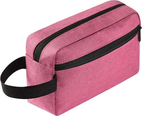 Miniatura 11 de Icramsy Neceser de viaje para mujeres y hombres, bolsa de cosméticos colgante, accesorios de viaje para mujeres y hombres, Negro, Moderno