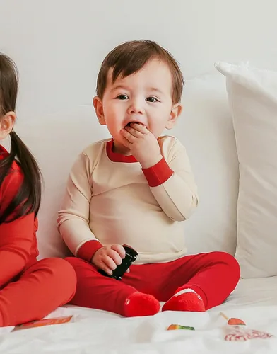 Miniatura 147 de VAENAIT BABY Infant Toddler Kids Adult Couple Family Matching Women Men Christmas Pjs Xmas Holiday Buffalo Plaid Pajama Set