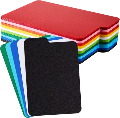 Miniatura 8 de Lewtemi 100 separadores de tarjetas, separadores de páginas de tarjetas intercambiables, separadores de juego para suministros de almacenamiento