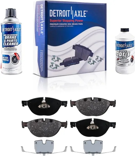 Miniatura 126 de Detroit Axle - Pastillas de freno traseras para Mercedes-Benz C230 C240 C280 C320 C350 CLK320 CLK350 CLK430 E300 E320 E420 E430 SLK350, pastillas