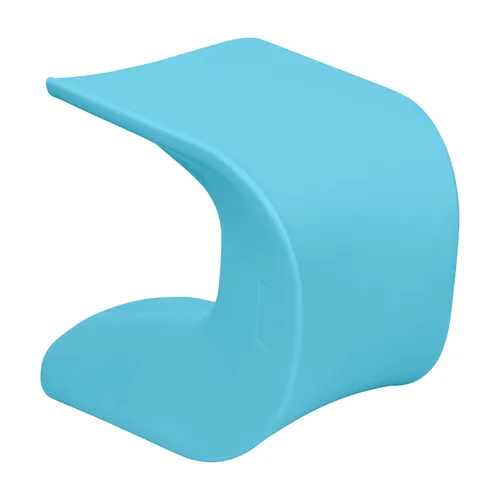ECR4Kids Wave Seat, 18in - 19.6in Altura del asiento, Taburete de percha, Cian