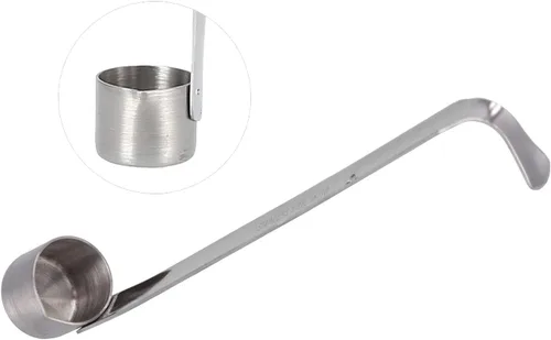 Miniatura 8 de Alvinlite Cucharón de acero inoxidable para vino, cucharas medidoras para verter cerveza, cucharón colgante para salsa con gancho (0.84 onzas)