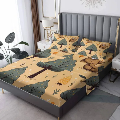 Miniatura 8 de Juego de sábanas de pulpo, tamaño individual, sábanas de dibujos animados de tentáculos, sábanas y fundas de almohada de 3 piezas, sábana bajera