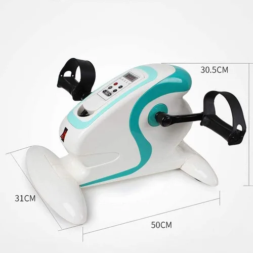 Miniatura 3 de Bicicleta portátil con pedal de ejercicio para piernas y brazos debajo del escritorio, mini bicicleta estática para oficina, equipo para el hogar