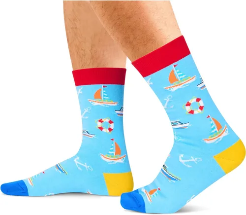 Miniatura 2 de Zmart Funny Baseball Softball Hockey Soccer Boating Gifts for Men Women, Unisex Novelty Ice Field Hockey Rugby Socks