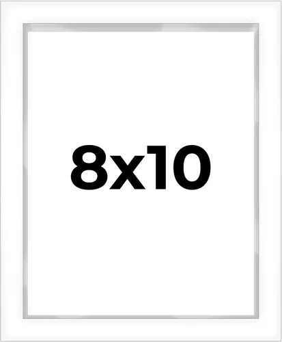 Miniatura 44 de Caja de sombra de 10 x 24 pulgadas, marco blanco contemporáneo – Tamaño interior 10 x 24 x 1 pulgada de profundidad – El marco blanco está hecho