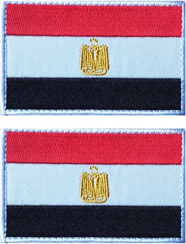 Miniatura 50 de 2 parches de bandera de Japón de AliPlus bordados tácticos militares moral parche apliques gancho y bucle