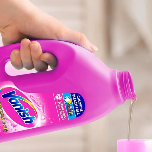 Miniatura 7 de Vanish Removedor de manchas sin blanqueador de color líquido rosa 925ML