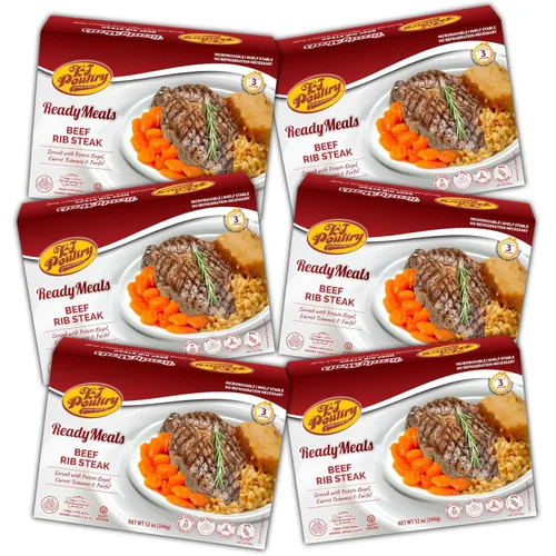Miniatura 13 de KJ Poultry Comidas preparadas Kosher – Carne de carne y kugel de ternera, comidas de carne MRE listas para comer, comida de shabbos (paquete de 1)