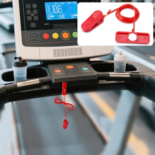 Miniatura 6 de Gosknor 2 llaves de seguridad magnéticas para cinta de correr, interruptor de seguridad magnético universal de 2.4 x 0.8 pulgadas, repuesto