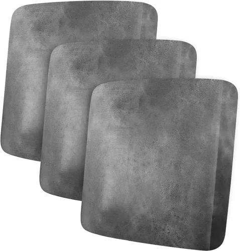 Miniatura 31 de ANARACHON Fundas de cojín de sofá con aspecto de cuero, juego de fundas de asiento de sofá, protector de muebles para sillón seccional, sofá biplaza