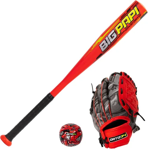 Miniatura 8 de Ortiz34 Youth T-Ball Set, 25” Signature Aluminum T-Ball Bat with -10 Drop, Foam Core T-Ball, 9” Lightweight Youth Glove, Vibrant Graffiti Print